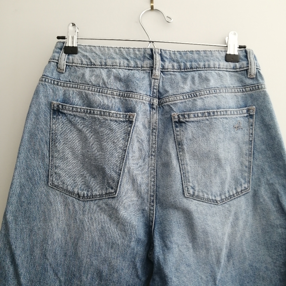 DL1961 Hepburn High Rise Wide Leg Cropped Jeans in Humboldt 27 - Picture 7 of 16